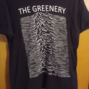 The Greenery Band T-Shirt Mock Joy Division Mens M
